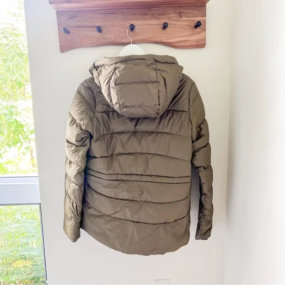OUTDOOR RESEARCH Women's Coldfront Down Hoodie Jacket Khaki Small Lightweight - Picture 7 of 11